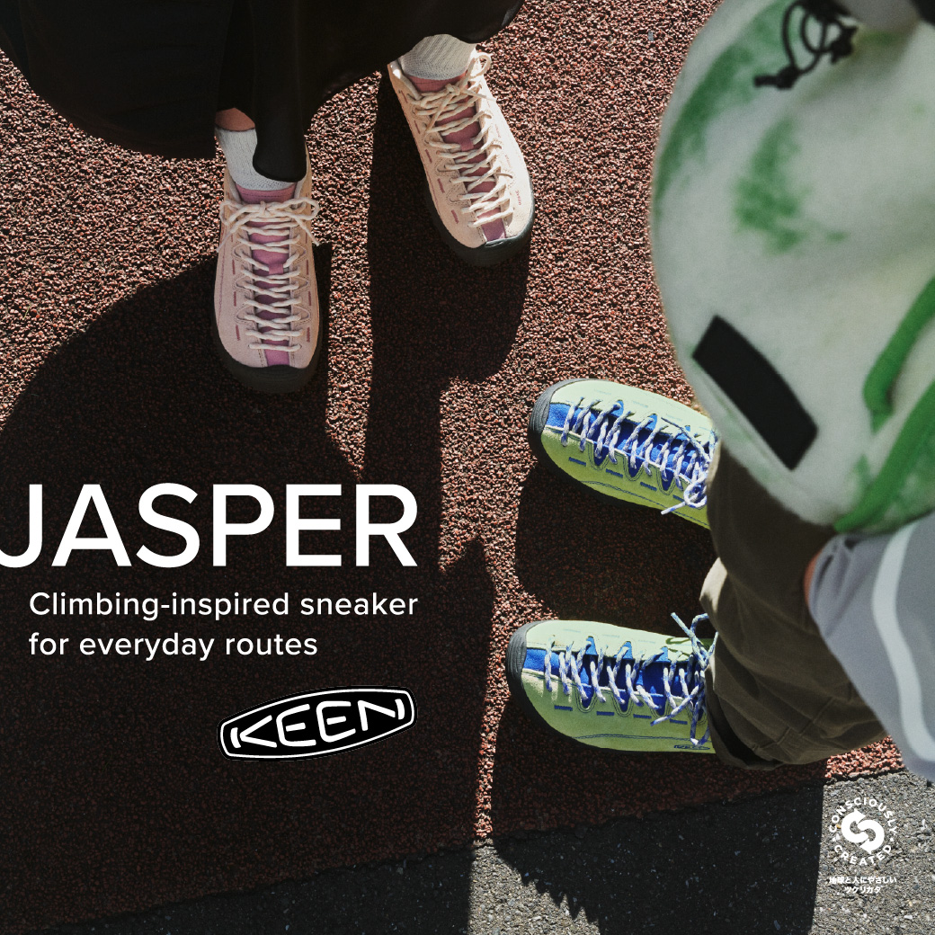【FASHION】2025 KEEN JASPER Climbing-inspired sneaker for everyday routes