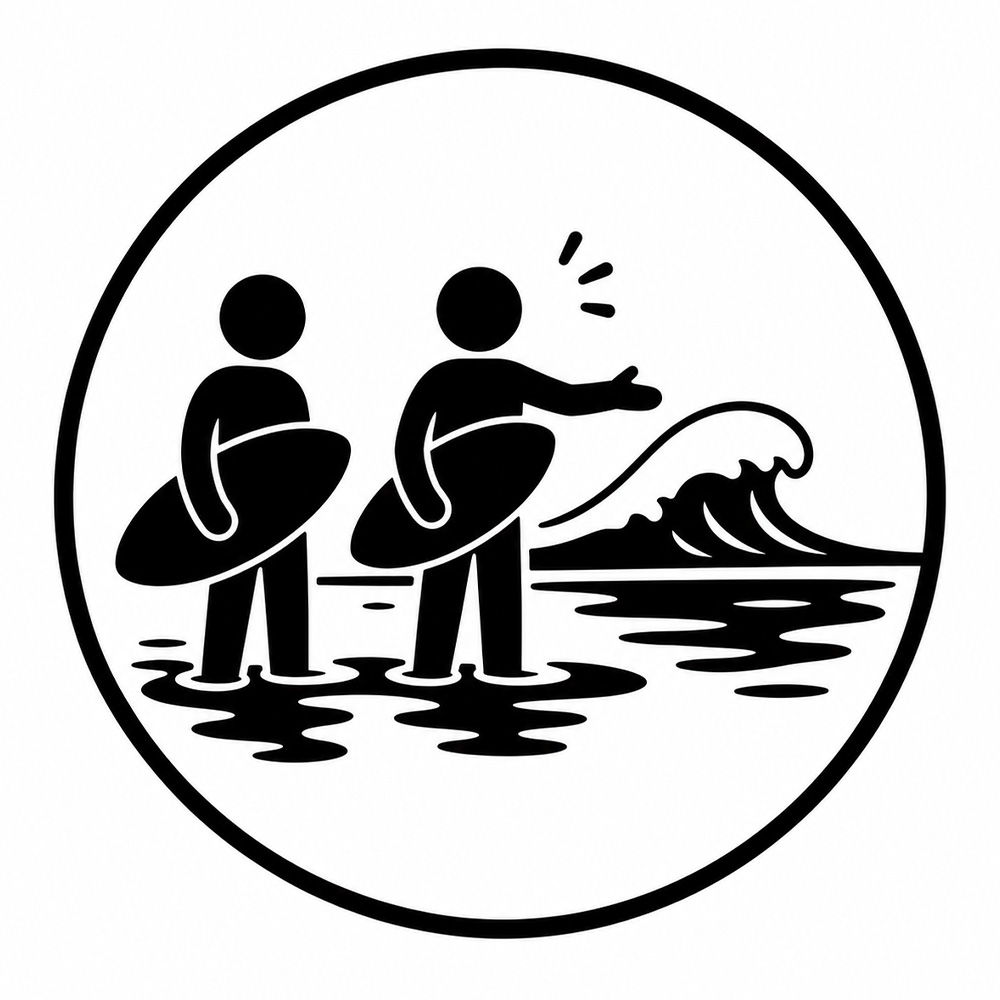 波を譲り合う気持ち