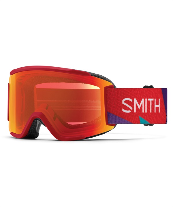 SMITH スミス SQUAD S CRIMSON A-MA 平面 スノーボード ゴーグル ユニセックス ムラサキスポーツ 24-25モデル LX I20
