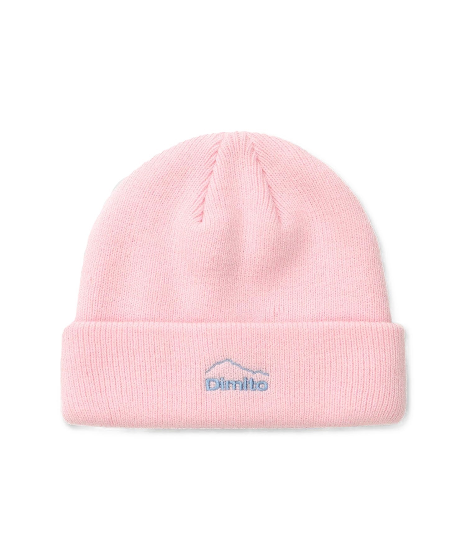 DIMITO ディミト DMT LOGO BEANIE スノーボード ビーニー ユニセックス ムラサキスポーツ 24-25モデル LL J3(PINK-ONESIZE)