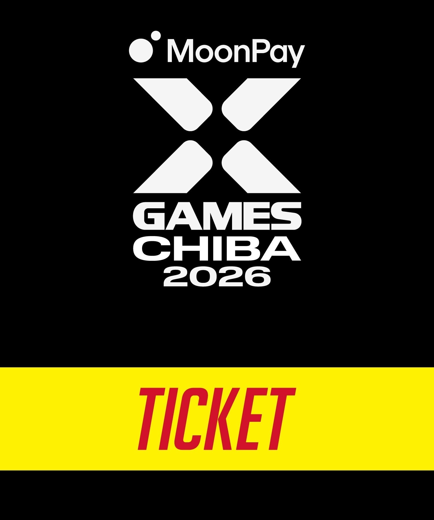 X Games Chiba 2026 ムラサキスポーツ スペシャルパッケージ 購入完了メールがチケット引き換えメールとなります。(7月4日-ファミリーチケット4枚組)
