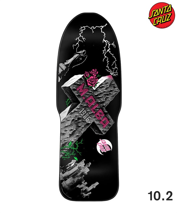 SANTA CRUZ サンタクルーズ スケートボード デッキ 10.2inch REISSUE M.TOMBSTONE