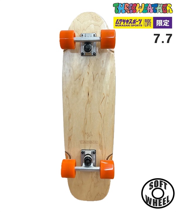 THREE WEATHER スリーウェザー スケートボード コンプリート クルーザー 7.7inch