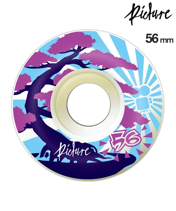 PICTURE WHEELS ピクチャーウィール スケートボード ウィール 80A 54~58mm BONSAI