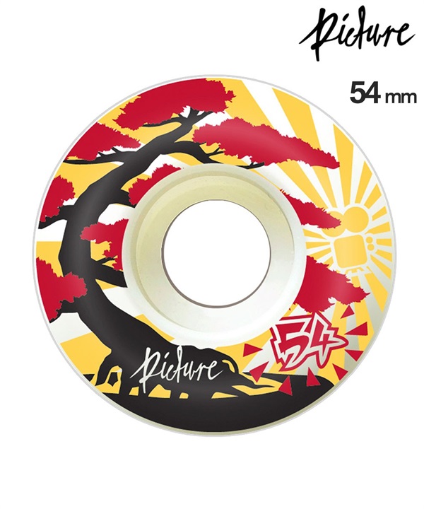 PICTURE WHEELS ピクチャーウィール スケートボード ウィール 80A 54~58mm BONSAI