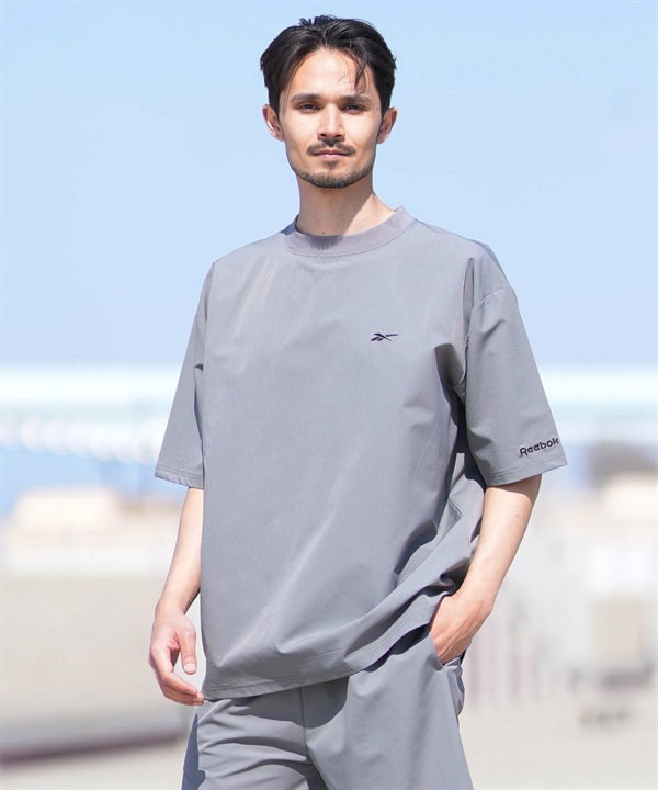 Reebok リーボック ラッシュガード 水陸両用 半袖 Tシャツ セットアップ対応 423911 ムラサキスポーツ限定