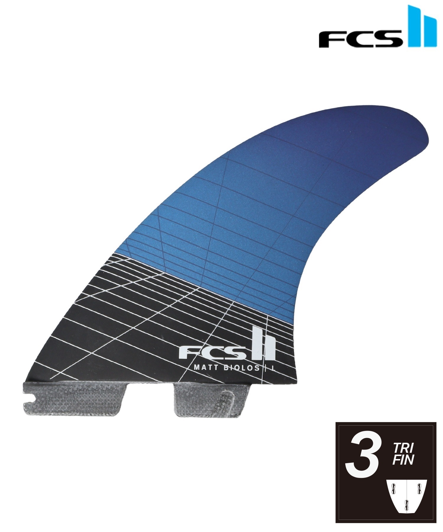 FCS2 エフシーエスツー Matt Biolos Tri Fins CARBON マット・バイオロス MAYHEM メイヘム フィン サーフィン ムラサキスポーツ(BLE-L)