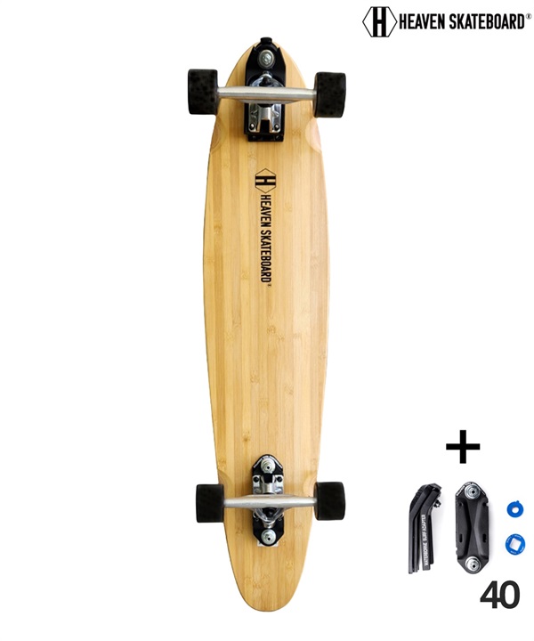 HEAVEN ヘブン ロング スケートボード ロンスケ 40inch BAMBOO WATERBOURNE
