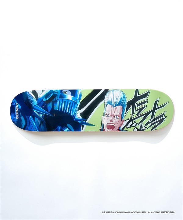 ELEMENT エレメント スケートボード デッキ JOJO コラボ 8inch POLNAREFF X SILVER CHARIOT JOJOの奇妙な冒険