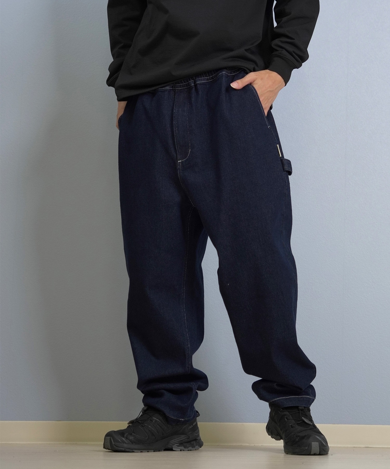 ELEMENT エレメント ロングパンツ メンズ SHOD PANTS PAINT デニムパンツ BF022-703(RIG-M)