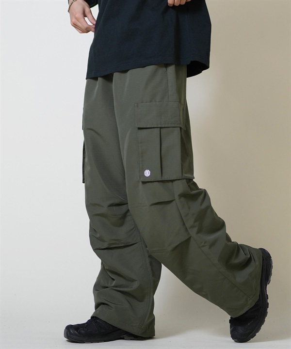 ELEMENT エレメント ロングパンツ メンズ ワイド カーゴパンツ SHOD PANTS CA05 BF022-709