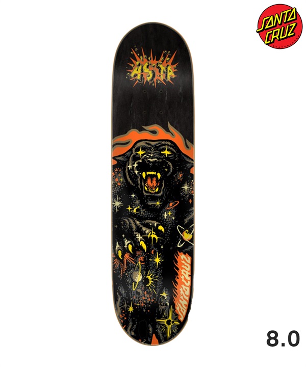 SANTA CRUZ サンタクルーズ スケートボード デッキ 8.0inch ASTA COSMIC CAT GALAXY