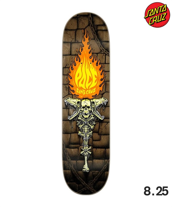 SANTA CRUZ サンタクルーズ スケートボード デッキ 8.25inch PACE TORCH