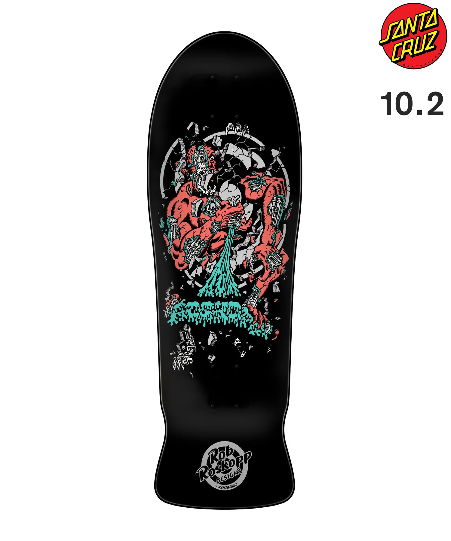SANTA CRUZ サンタクルーズ REISSUE ROSKOPP FOUR スケートボード デッキ 10.2(MULTI-102inch)