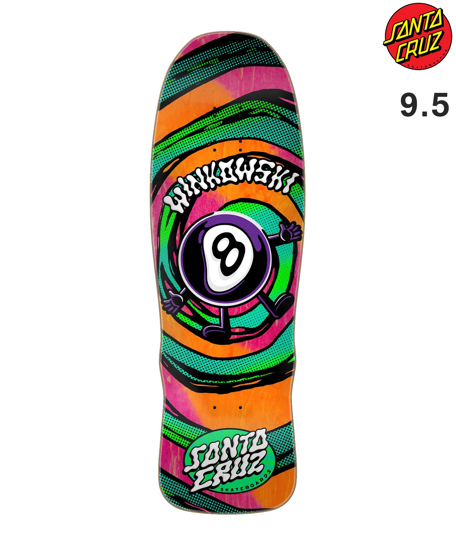 SANTA CRUZ サンタクルーズ WINKOWSKI VERTIGO スケートボード デッキ 9.5(MULTI-9.5inch)