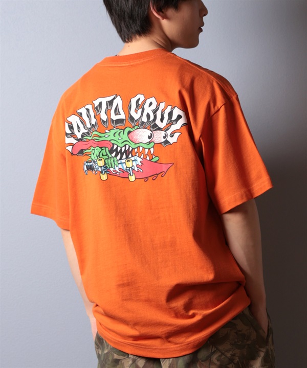 SANTACRUZ サンタクルーズ 半袖 Tシャツ メンズ バックプリント SLASHER 502252404 ムラサキスポーツ限定