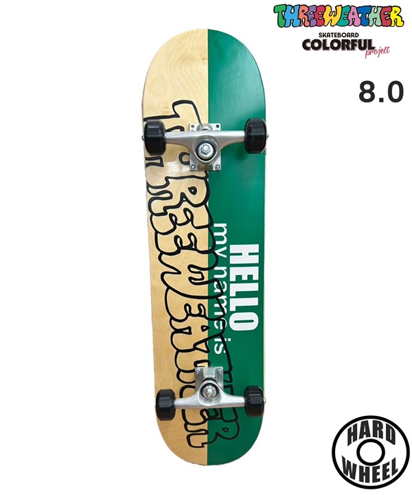 THREE WEATHER スリーウェザー スケートボード コンプリート 7.5,8.0inch I COMP PLUS(NA/GR-8inch)