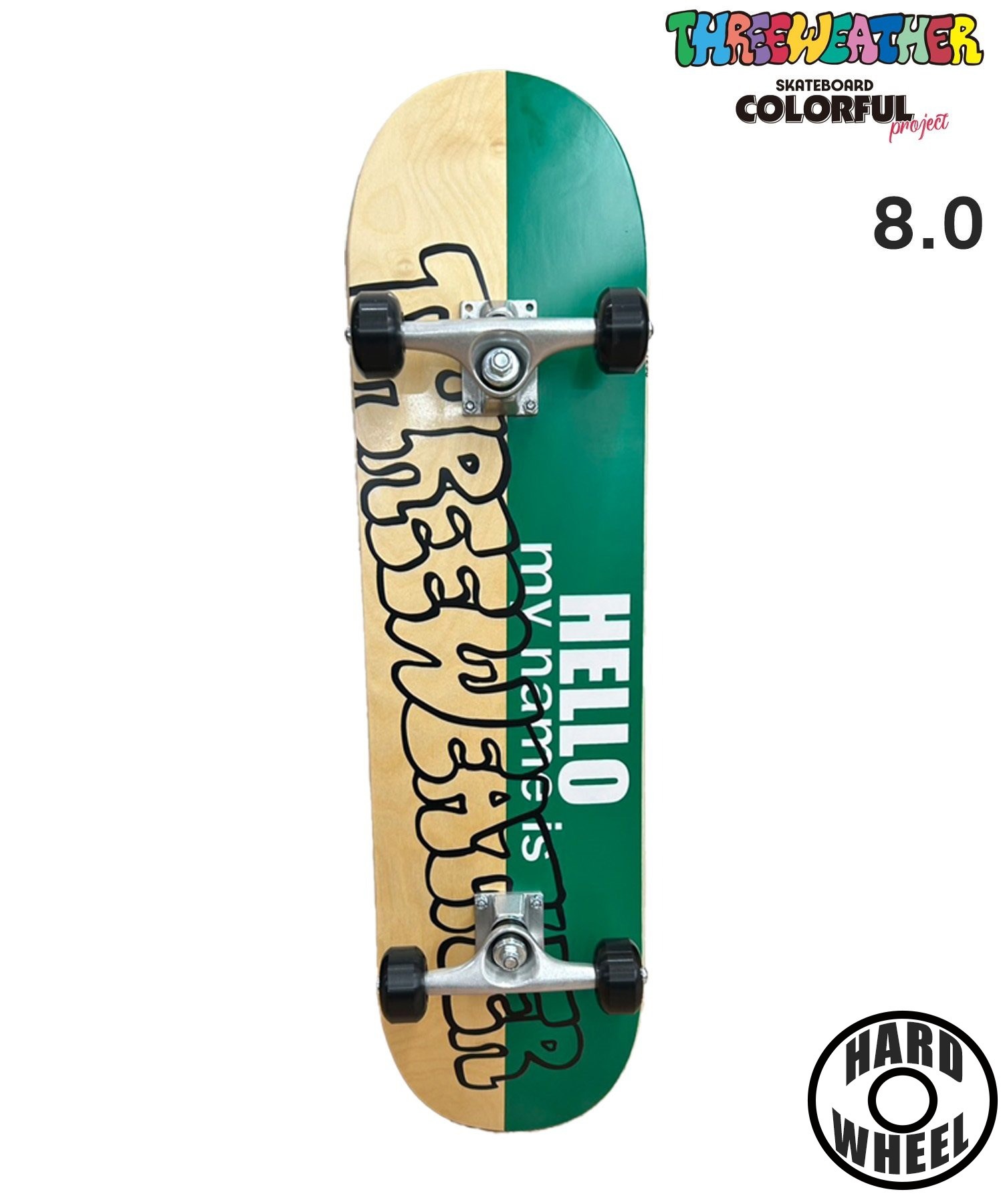 THREE WEATHER スリーウェザー スケートボード コンプリート 7.5,8.0inch I COMP PLUS(NA/GR-8inch)