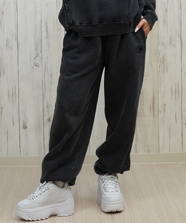 DC ディーシー ロングパンツ レディース スウェット パンツ 裏起毛 ワイド スウェットパンツ LPT254304
