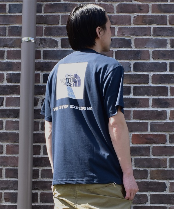 THE NORTH FACE ザ・ノース・フェイス 半袖 Tシャツ メンズ ショートスリーブバンダナスクエアロゴティー NT32446