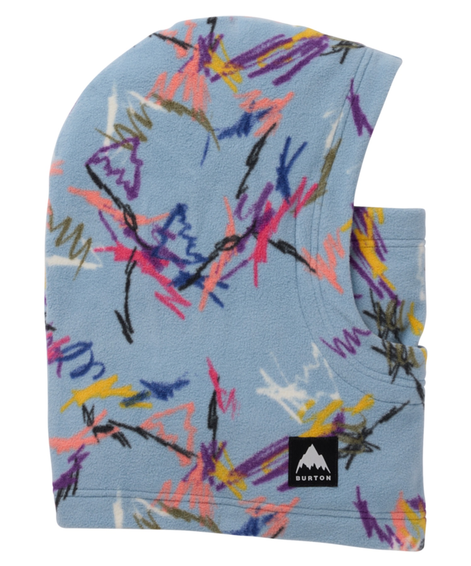 BURTON バートン Kids' Burke Hood スノーボード フードウォーマー ネックウォーマー キッズ ヘルメット対応 25-26モデル MM G18 【2526】(SCRIBBLE-1SZFITALL)