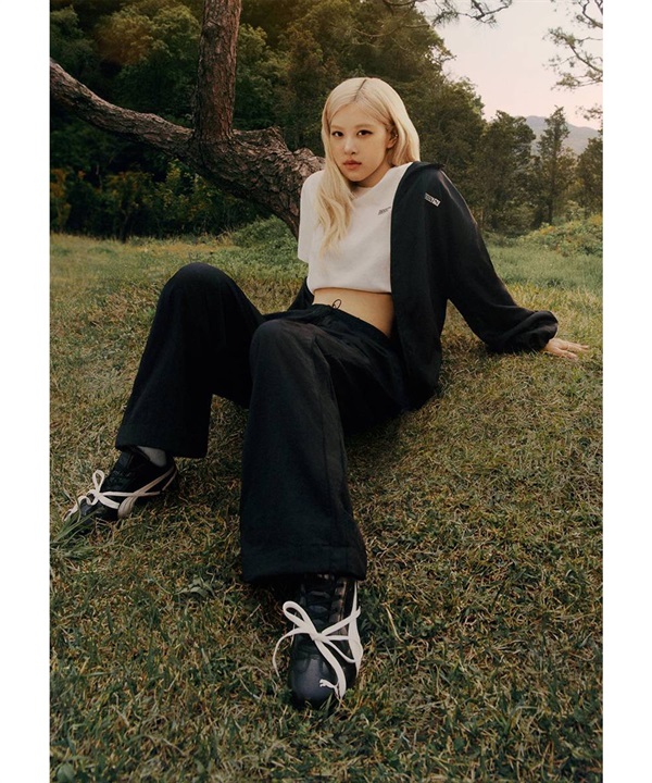 PUMA プーマ スニーカー レディース BLACKPINK ロゼ 韓国 SPEEDCAT PRM X ROSE スピードキャット 404391 01