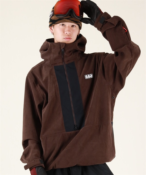 686 シックスエイトシックス GHOST 2.5L ANORAK スノーボード ウェア ジャケット ユニセックス 25-26モデル MM A17【2526】