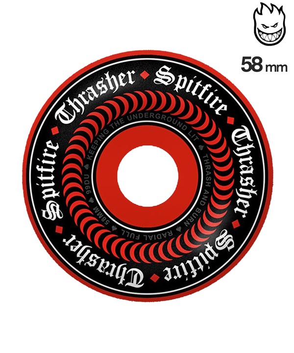 SPITFIRE WHEELS スピットファイヤー スケートボード ウィール RADIAL FULL F4 58mm 99A OATH