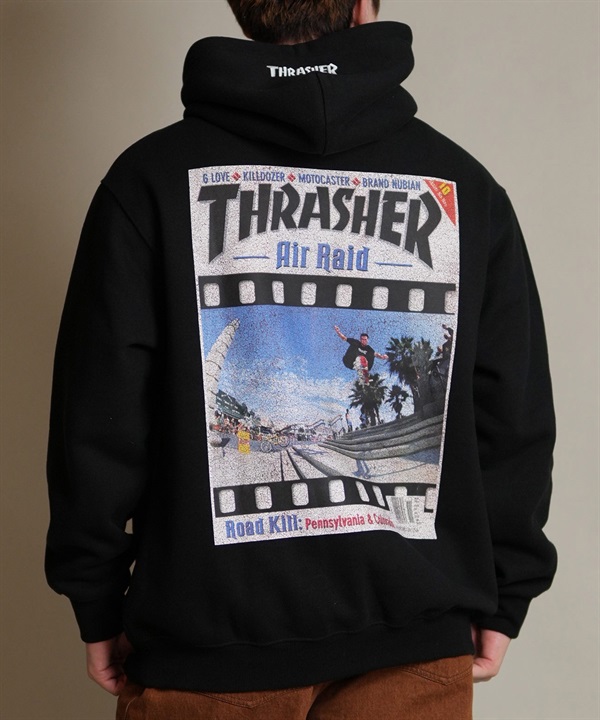 THRASHER スラッシャー プルオーバー パーカー メンズ スウェット フーディー バックプリント 裏起毛 254TH1PK066