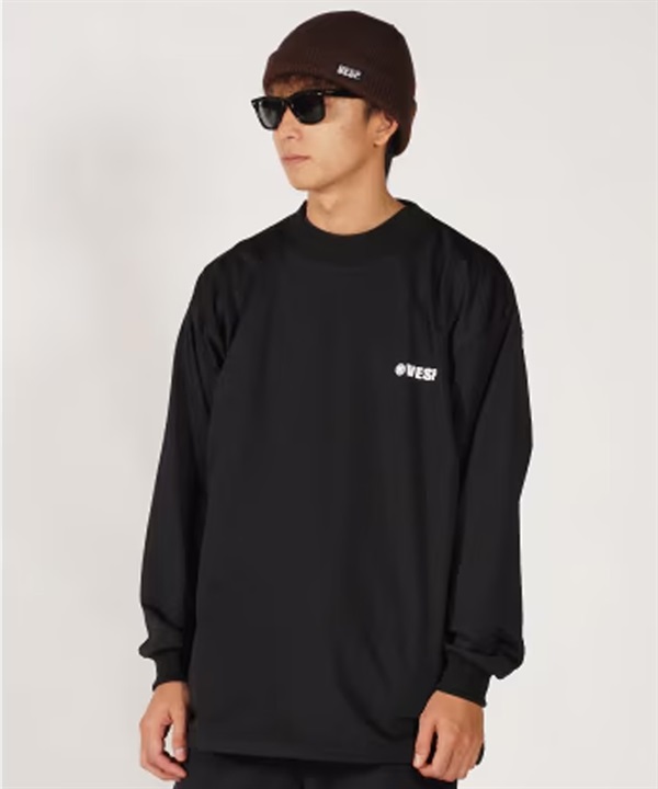 VESP べスプ Hot Spring Long Tee VPMU1002A スノーボード インナーウェア トップス 長袖 Tシャツ ロンT ユニセックス ムラサキスポーツ 25-26モデル