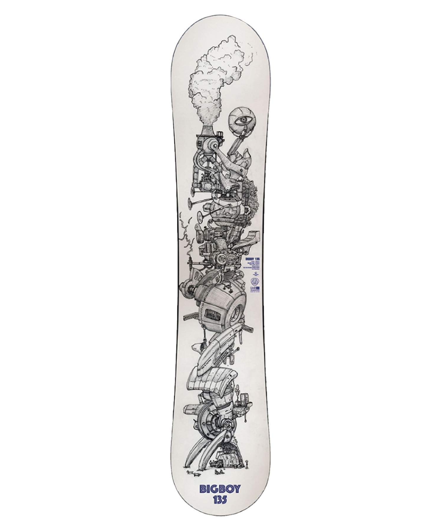 UNIT MFG ユニット ビッグ ボーイ スノーボード 板 キッズ 25-26 MM D18(ONECOLOR-128cm)