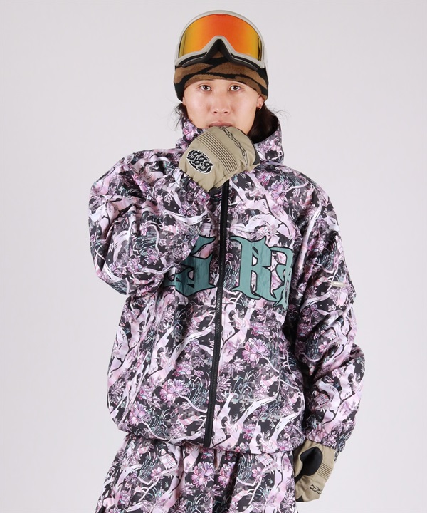 BSRABBIT ビーエスラビット スノーボード ウェア ジャケット ユニセックス BSRB KR JAGAE ART HOOD JK 25-26モデル MM E30【2526】