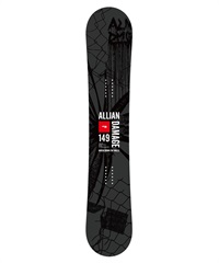 ALLIAN アライアン ダメージ DAMAGE スノーボード 板 ジブ パーク グラトリ メンズ 26-27 早期購入(BK/RD-149cm)