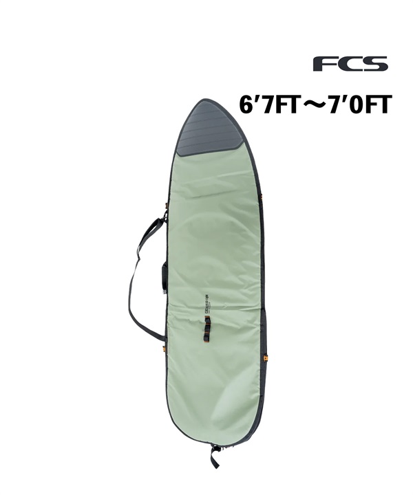 FCS エフシーエス Day Runner Mid-Length Cover 6'7～7'0FT サーフィン ハードケース ミッドボード用