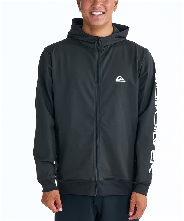 QUIKSILVER クイックシルバー 水着 ラッシュガード ジップアップ パーカー メンズ UVカット 接触冷感 速乾 水陸両用 QLY261009