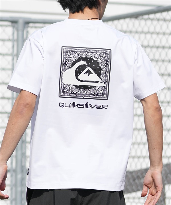 QUIKSILVER クイックシルバー 水着 ラッシュガード 半袖 Tシャツ メンズ UVカット 速乾  水陸両用 QLY261623M ムラサキスポーツ限定