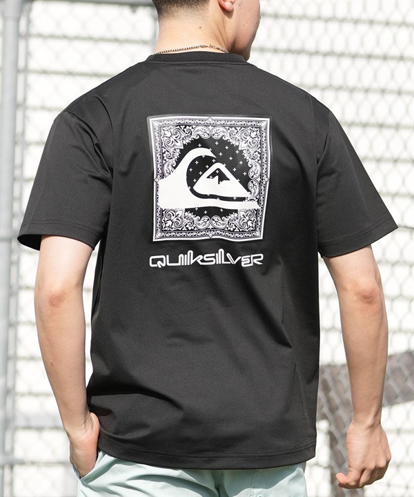 QUIKSILVER クイックシルバー 水着 ラッシュガード 半袖 Tシャツ メンズ UVカット 速乾  水陸両用 QLY261623M ムラサキスポーツ限定