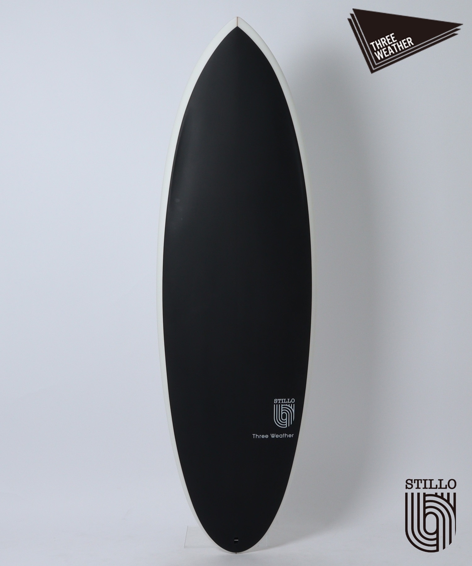 THREE WEATHER スリーウェザー STILLO ショートボード サーフボード(BLK-6.00ft)