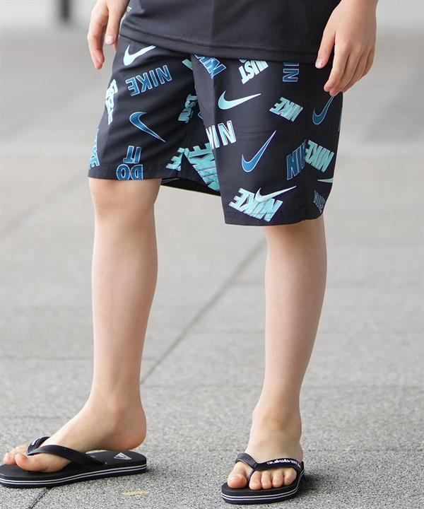 NIKE ナイキ 水着 海パン トランクス サーフパンツ キッズ ジュニア 子供 ブレイカーアウトライン 7 ボレーショーツ NESSG814