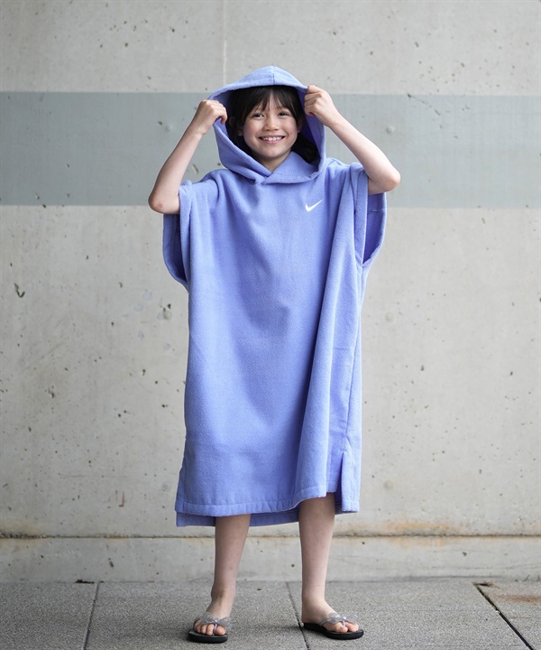 NIKE ナイキ お着替えポンチョ キッズ ジュニア 子供 タオル フード付き NESSG840