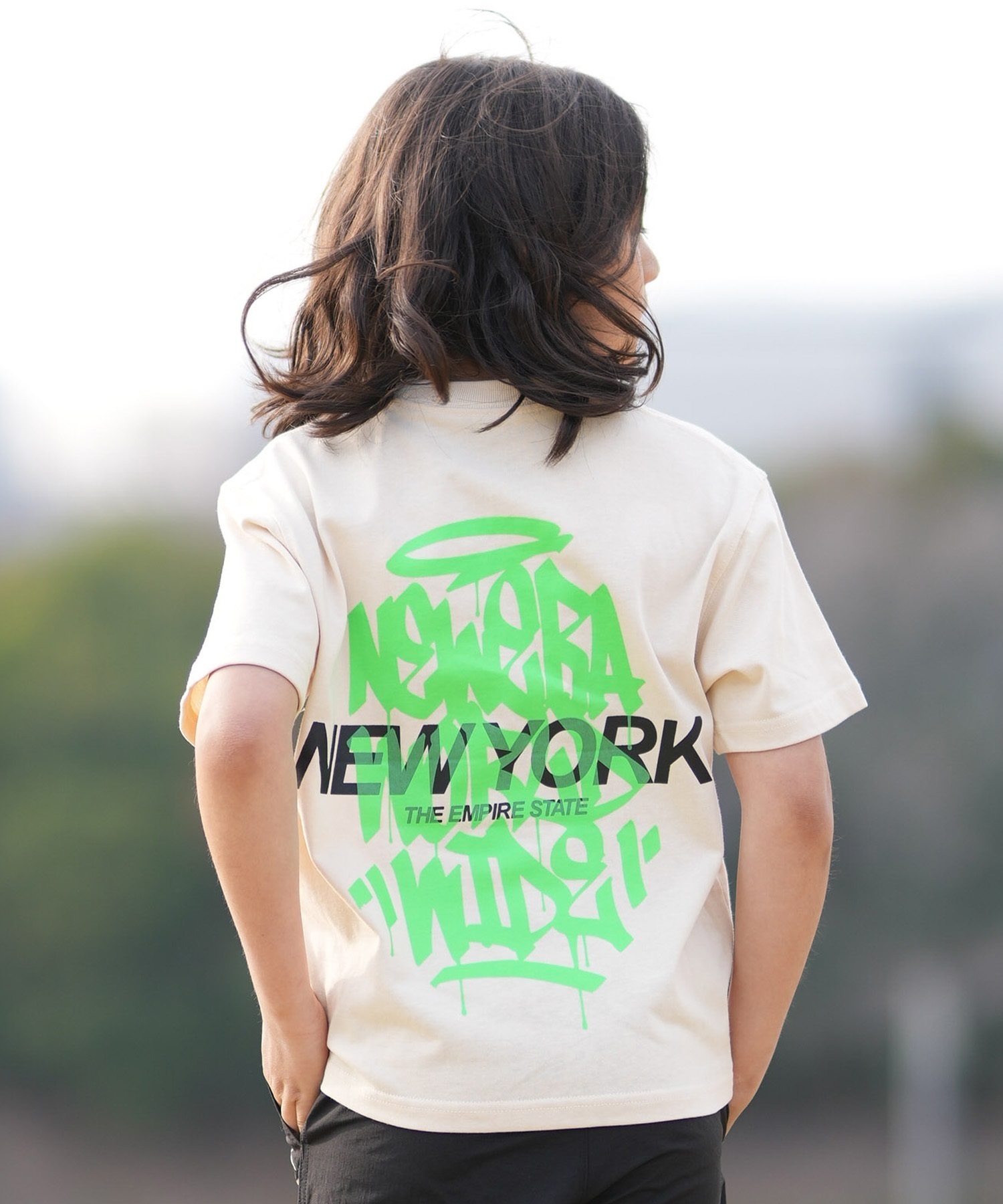 子 半袖Tシャツ NEWERA