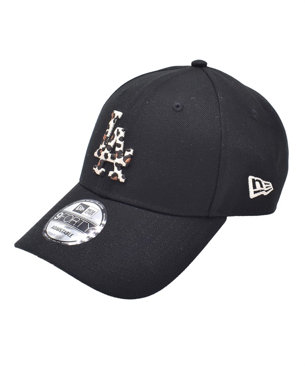 NEW ERA ニューエラ キャップ 9FORTY ロサンゼルス・ドジャース レオパードロゴ ブラック 15200434 ムラサキスポーツ限定