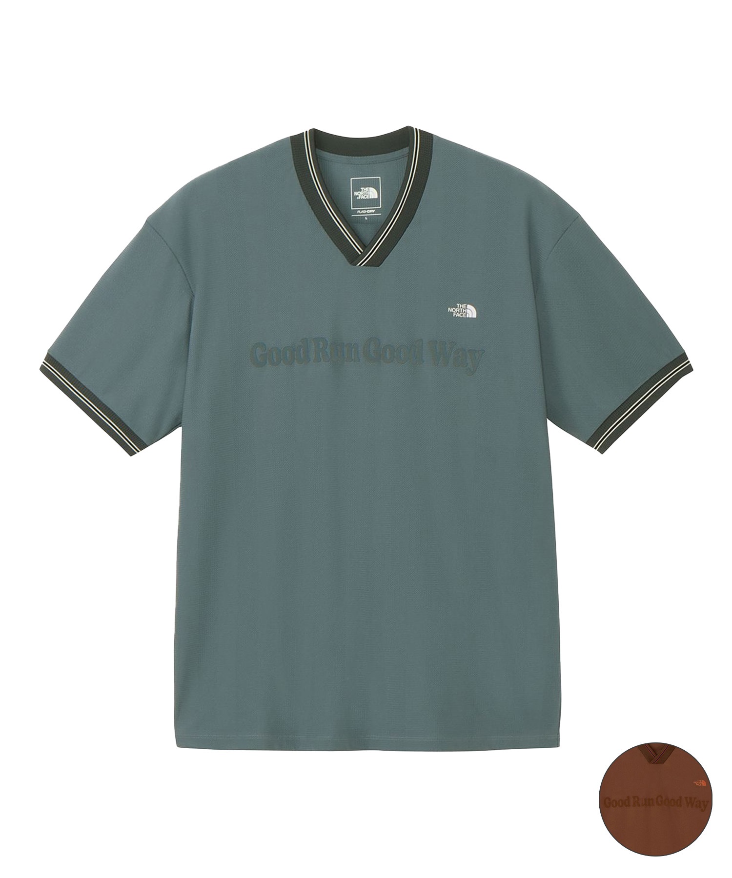 THE NORTH FACE ザ・ノース・フェイス 半袖 Tシャツ メンズ UVカット 吸汗速乾 ショートスリーブフリーランチームシャツ NT12692(SL-M)