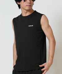 Hurley ハーレー 水着 ラッシュガード タンクトップ メンズ ストレッチ 疎水性 抗菌防臭 水陸両用 MASL26102P(BLK-M)