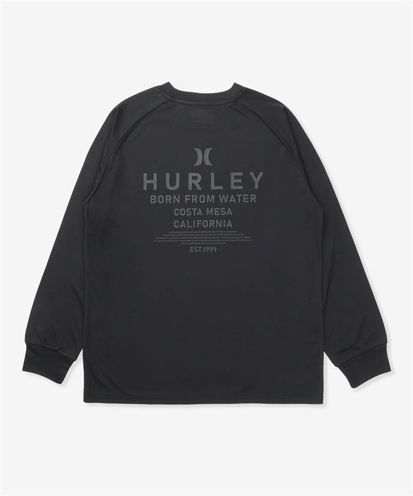 Hurley ハーレー 水着 ラッシュガード 長袖 Tシャツ ロンT メンズ UVカット 撥水 速乾 遮熱 MSRG261059