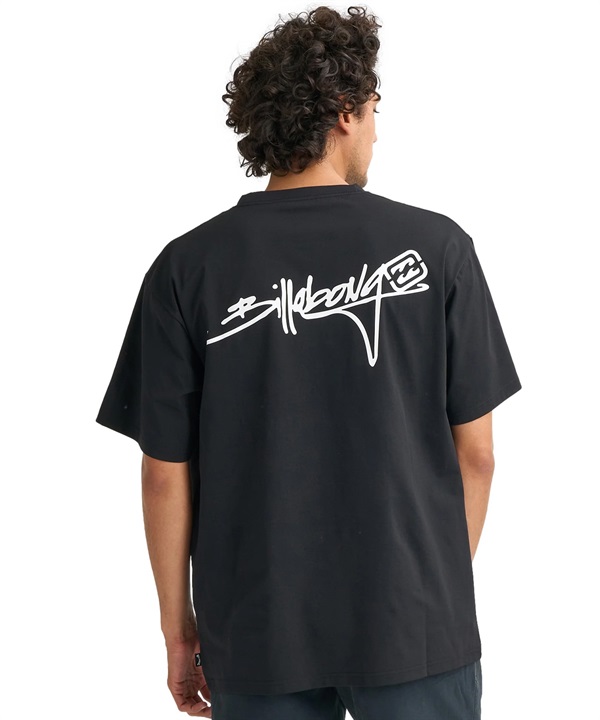 BILLABONG ビラボン 水着 ラッシュガード 半袖 Tシャツ メンズ 水陸両用 UVカット 吸水速乾 SURF FLEX TEE BG011859(BLK-M)