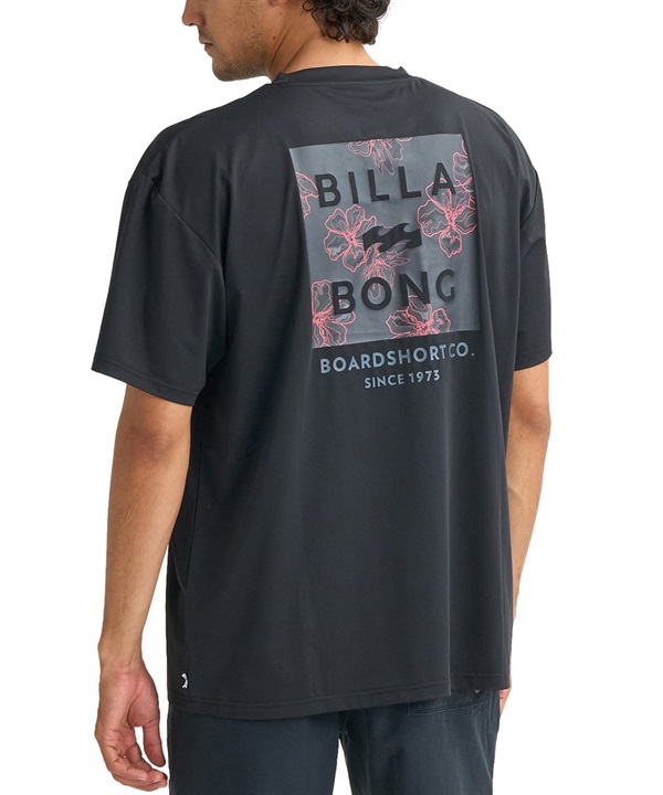 BILLABONG ビラボン 水着 ラッシュガード 半袖 Tシャツ メンズ バックプリント UVカット 水陸両用 BG011867