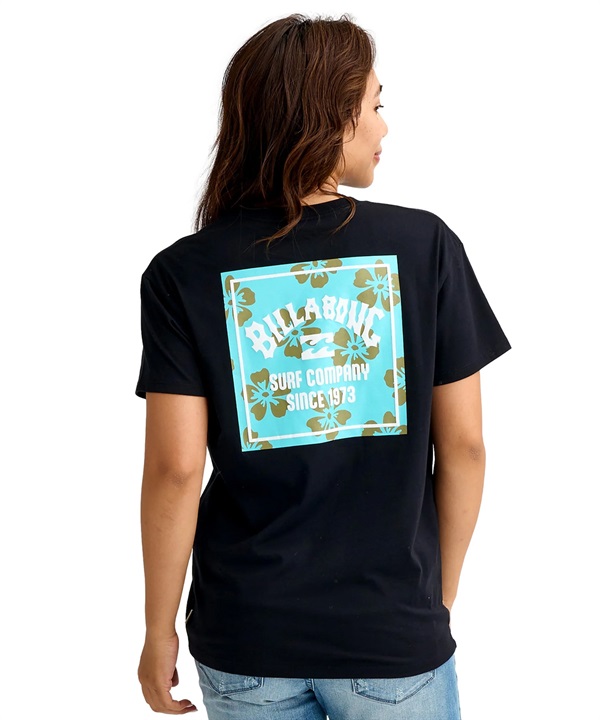 BILLABONG ビラボン 半袖 Tシャツ レディース BACK SQUARE BOY FIT TEE  BG013201