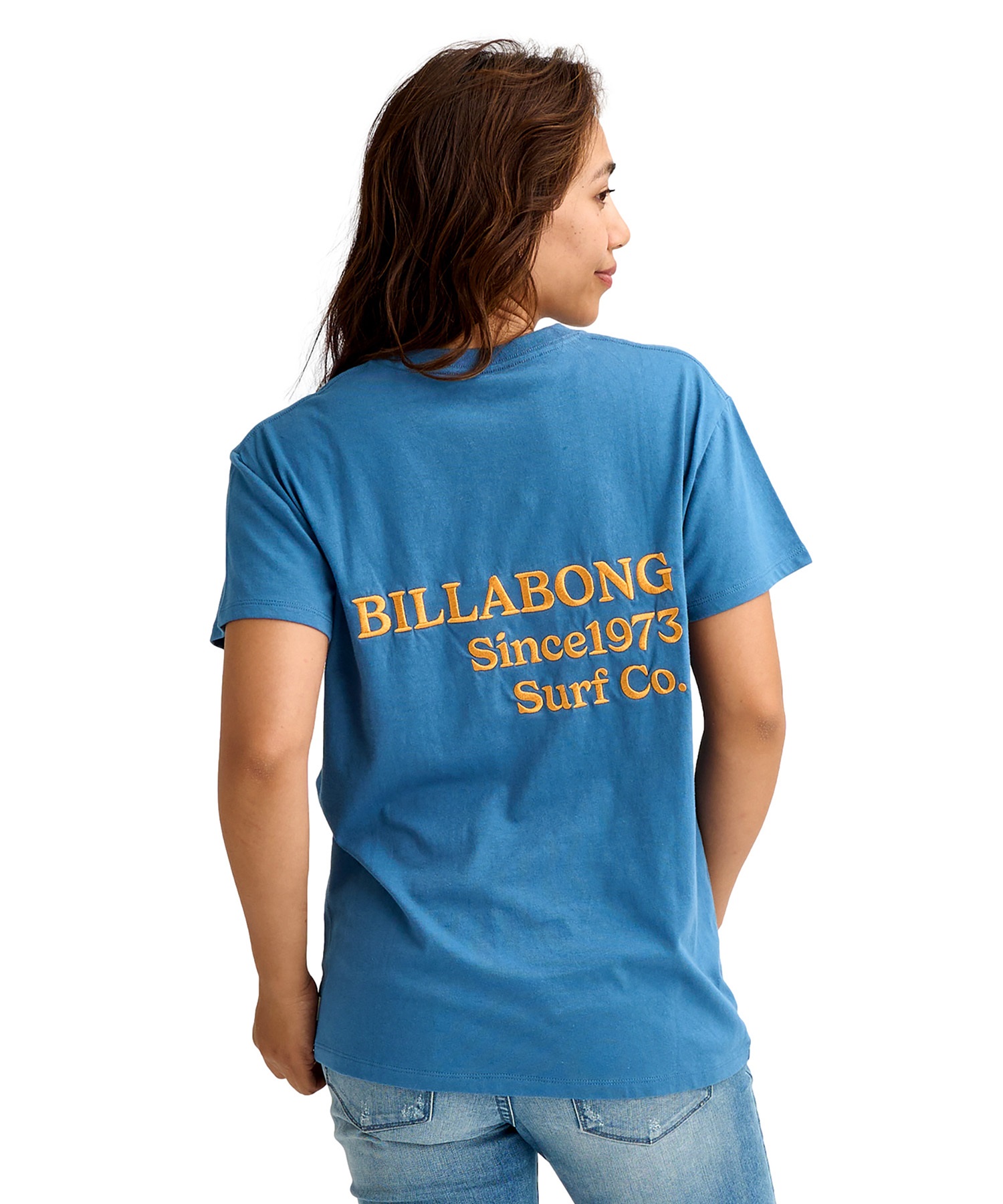 BILLABONG ビラボン 半袖 Tシャツ レディース ロゴ バックプリント BG013203(IND-M)