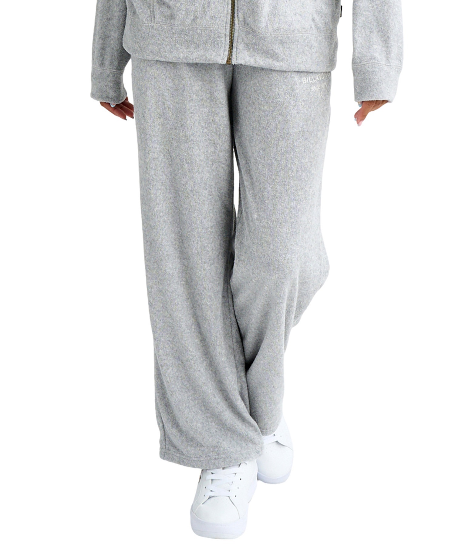 BILLABONG ビラボン ロングパンツ レディース パイル生地 セットアップ対応 BG013707(GRY-M)